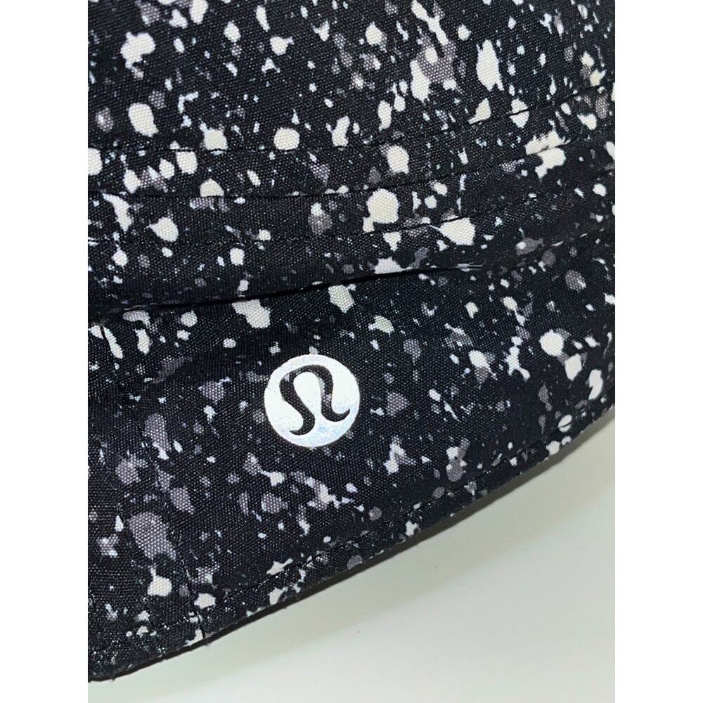 Lululemon Race To Place Run Hat 2.0 Black White Splatter EUC Adjustable - Picture 8 of 15